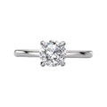 Orbelle White Gold Solitaire Semi-Mount Engagement Ring with Lab Grown Diamond
