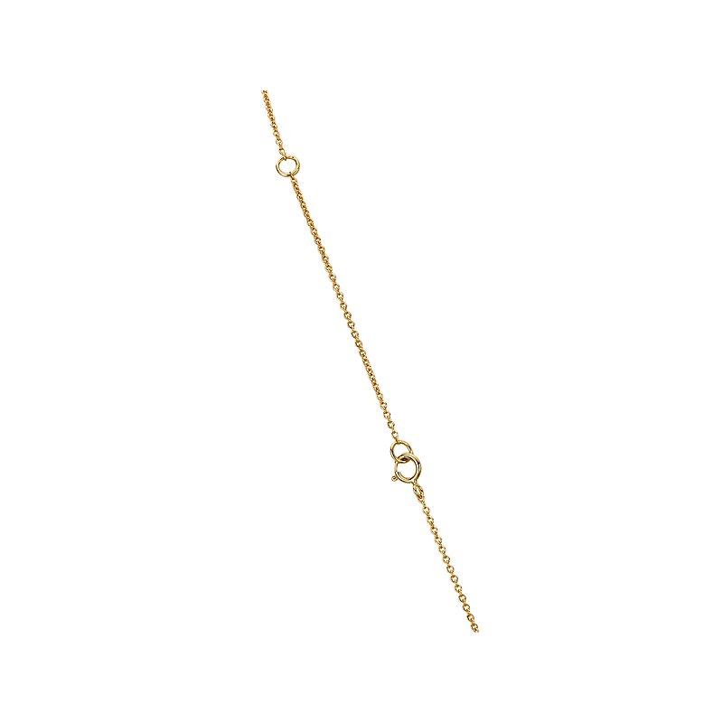 Luxora 14K Yellow Gold Adjustable Diamond Lariat Necklace