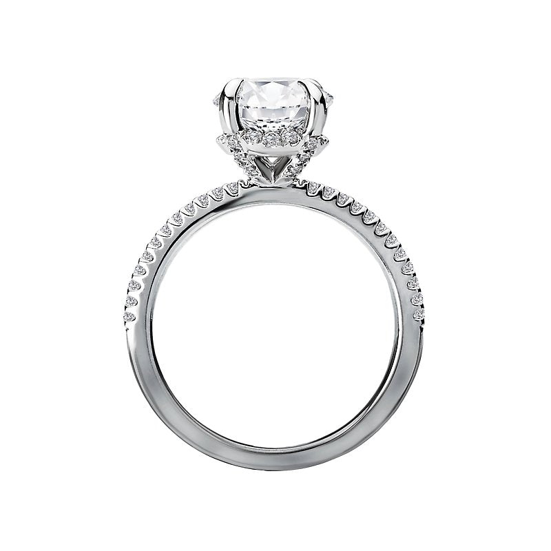 Orbelle Lab Grown Diamond Semi-Mount Engagement Ring in 14K White Gold