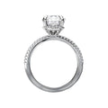 Orbelle Lab Grown Diamond Semi-Mount Engagement Ring in 14K White Gold