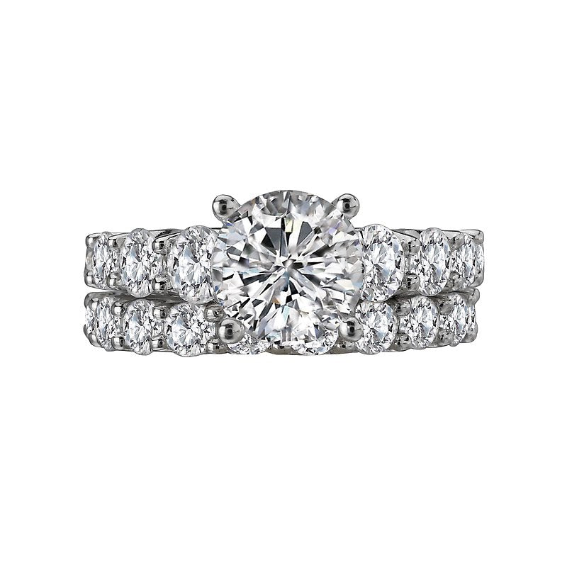 Bandora Orbelle 14K White Gold Semi-Mount Lab Grown Diamond Ring