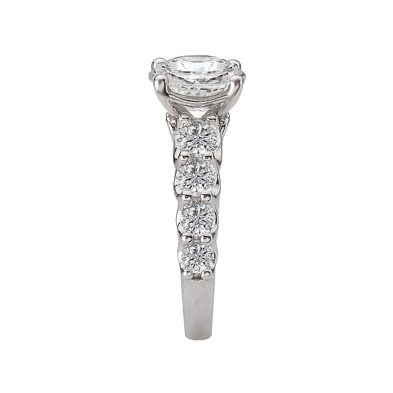 Orbelle Bandora Semi-Mount Lab Grown Diamond Ring in 14K White Gold
