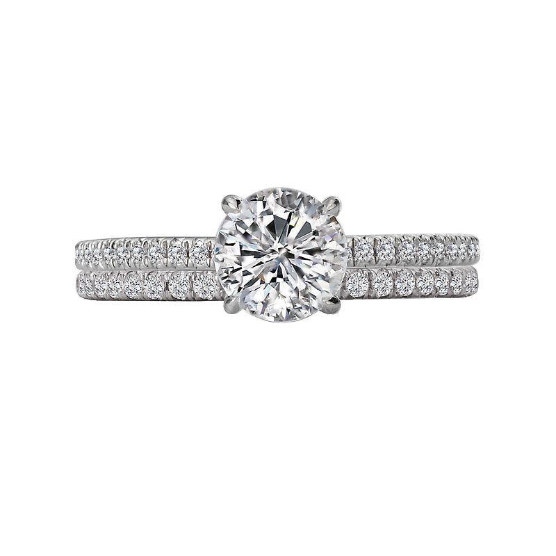 Orbelle Lab Grown Diamond Peg Head Semi-Mount Diamond Ring