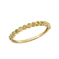 Luxora 14K Yellow Gold Ladies Fashion Diamond Ring - Round Cut