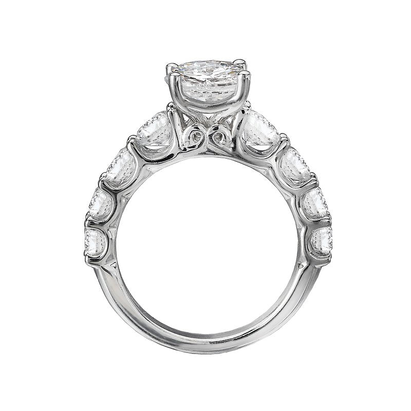 Bandora White Gold Semi-Mount Diamond Engagement Ring