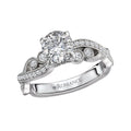 Orbelle White Gold Lab Grown Diamond Semi-Mount Engagement Ring