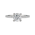 Bandora Orbelle White Gold Lab Grown Diamond Semi-Mount Engagement Ring