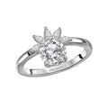Orbelle Diamond Semi-Mount Engagement Ring - Bandora 14K White Gold Marquise Diamond Setting