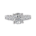 Orbelle Bandora Semi-Mount Lab Grown Diamond Ring in 14K White Gold