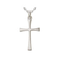 Luxora Religious Cross Pendant in 14K White Gold