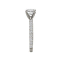 Bandora 14K White Gold Semi-Mount Lab Grown Diamond Engagement Ring