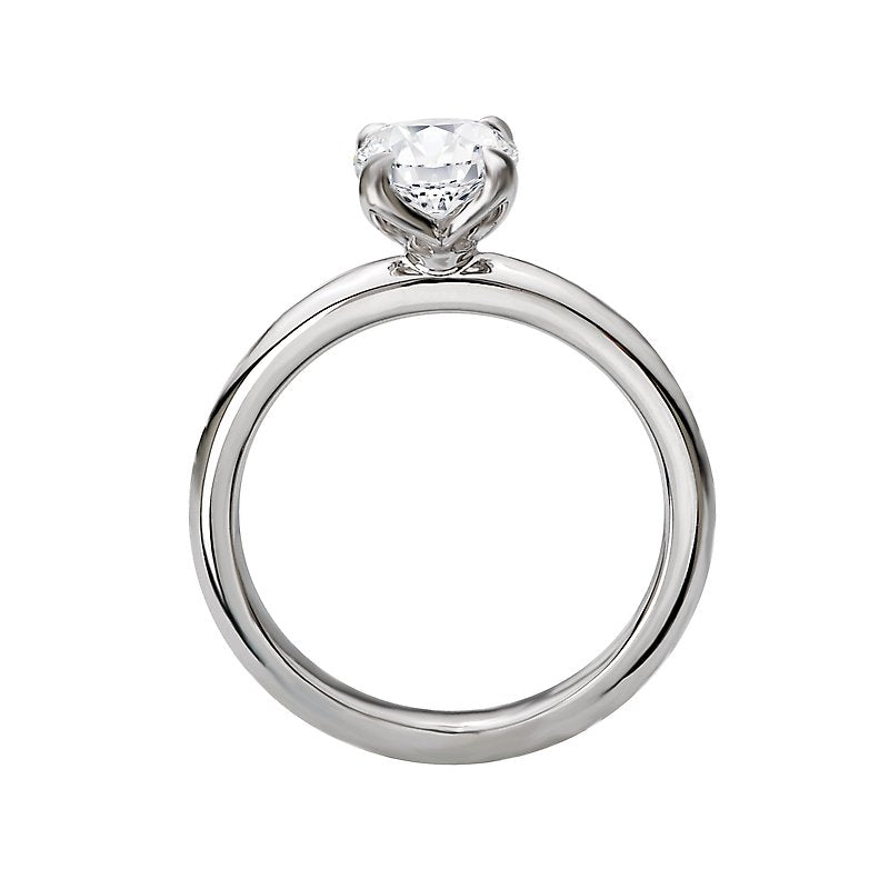 Kim Classics 14K White Gold Solitaire Diamond Engagement Ring