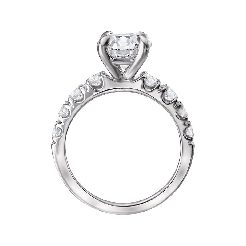Bandora 14K White Gold Semi-Mount Diamond Ring for Engagement