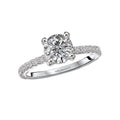 Bandora Orbelle White Gold Lab Grown Diamond Semi-Mount Engagement Ring