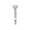 Bandora 14K White Gold 8-Stone Semi-Mount Lab Grown Diamond Engagement Ring