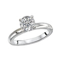 Aurenza Classics 14K White Gold Solitaire Semi-Mount Diamond Ring