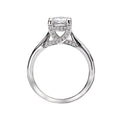 Orbelle Solitaire Semi-Mount Lab Grown Diamond Ring in 14K White Gold
