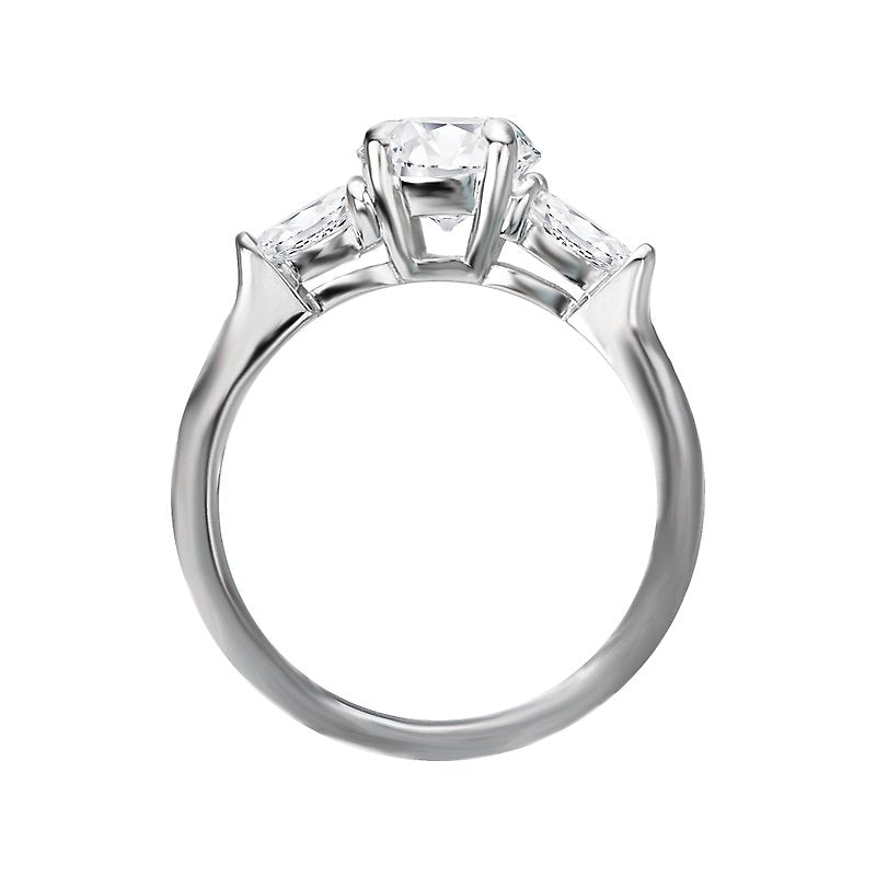 Orbelle 3-Stone Semi-Mount Lab Grown Diamond Ring