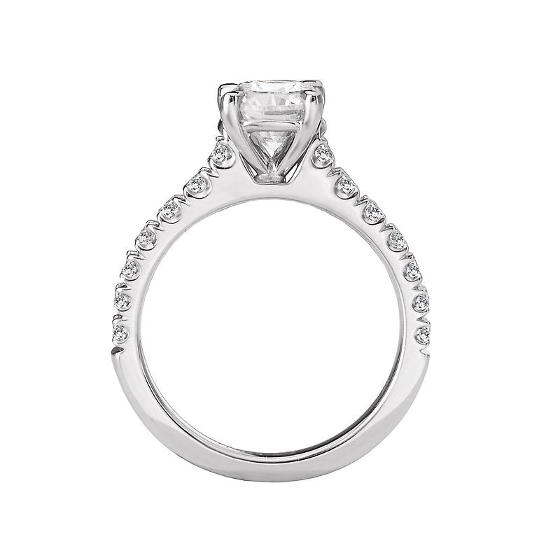 Orbelle 14K White Gold Diamond Semi-Mount Engagement Ring