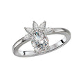 Bandora 14K White Gold Marquise Diamond Semi-Mount Engagement Ring