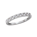 Luxora 14K White Gold Ladies Fashion Ring with Lab Grown Diamonds