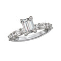Bandora 14K White Gold Lab Grown Diamond Semi-Mount Engagement Ring