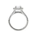 Orbelle Halo Semi-Mount Lab Grown Diamond Ring in 14K White Gold