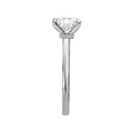 Orbelle White Gold Oval Solitaire Lab Grown Diamond Semi-Mount Engagement Ring