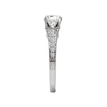 Orbelle Lab Grown Diamond Peg Head Semi-Mount Ring in 14K White Gold