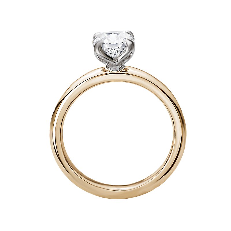 Kim Classics 14K Yellow Gold Solitaire Diamond Engagement Ring