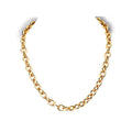 Luxora 14K Yellow Gold Cable Link Necklace - Italian Fashion Jewelry