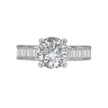 Orbelle Lab Grown Diamond Engagement Ring - Bandora 14K White Gold Semi-Mount