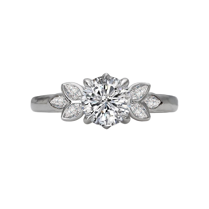 Bandora Orbelle Lab Grown Diamond Semi-Mount Engagement Ring