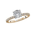 Bandora 14K Yellow Gold Diamond Engagement Ring Semi-Mount