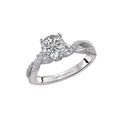 Bandora 18K White Gold Diamond Engagement Ring - Orbelle Collection