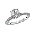 Bandora 14K White Gold Diamond Engagement Semi-Mount Ring