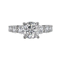 Bandora Orbelle 14K White Gold Semi-Mount Lab Grown Diamond Ring