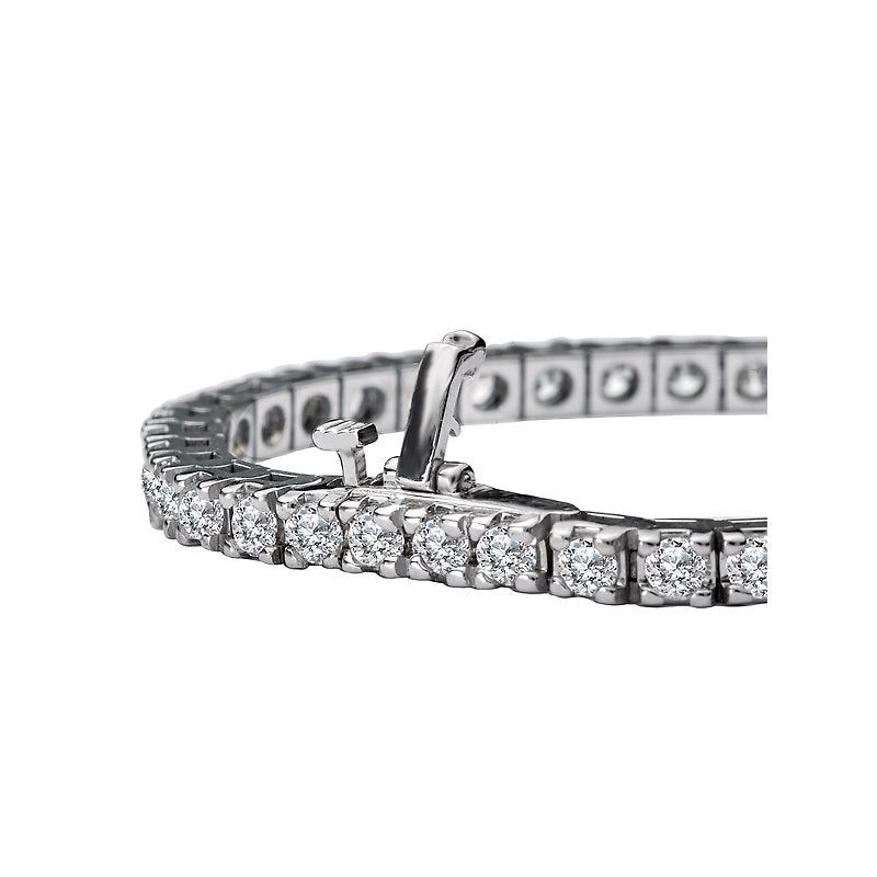 Luxora 14K White Gold Diamond Tennis Bracelet - 2 Carat Total Weight