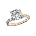 Bandora 14K Yellow Gold Diamond Engagement Ring Semi-Mount