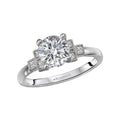 Orbelle Diamond Semi-Mount Engagement Ring - 14K White Gold