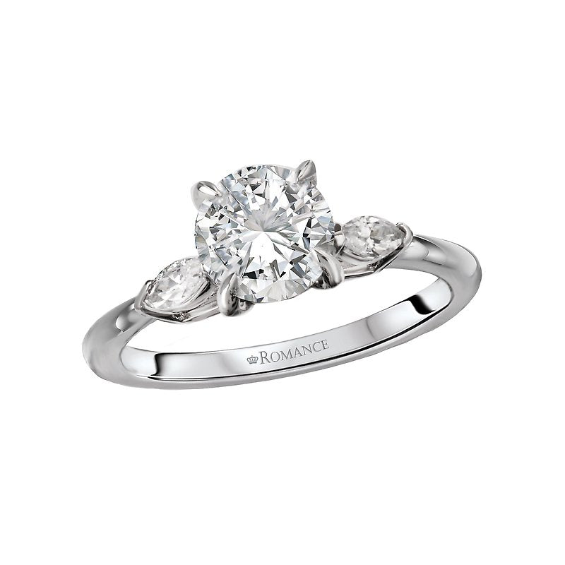 Orbelle 3-Stone Lab Grown Diamond Semi-Mount Engagement Ring