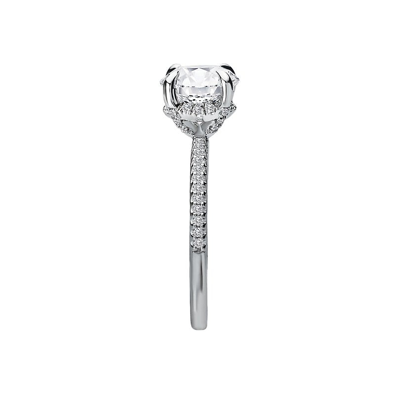 Orbelle Lab Grown Diamond Semi-Mount Engagement Ring in 14K White Gold