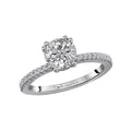 Bandora 14K White Gold Semi-Mount Diamond Ring for Orbelle