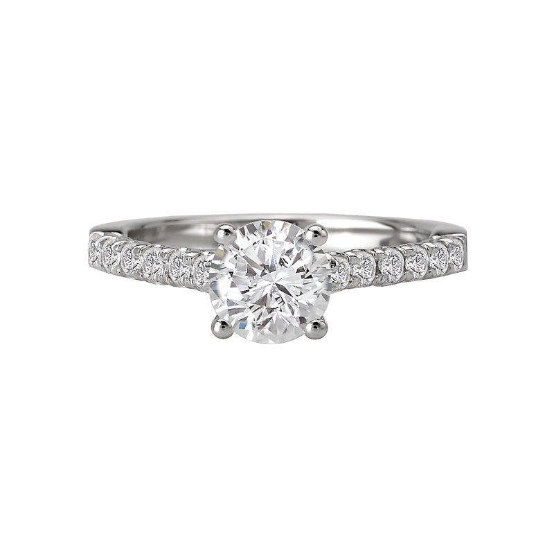 Bandora Orbelle Lab Grown Diamond Semi-Mount Engagement Ring in 14K White Gold