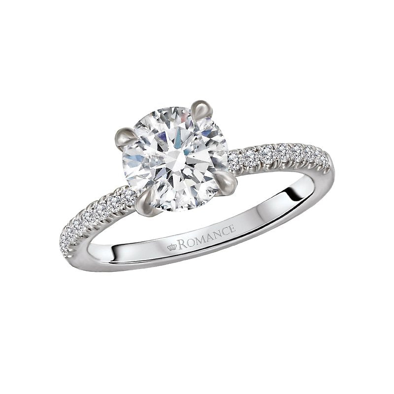 Orbelle White Gold Diamond Semi-Mount Engagement Ring
