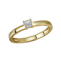 Luxora 14K Yellow Gold Princess Cut Diamond Fashion Ring