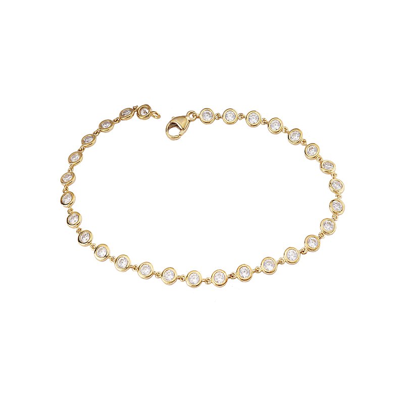 Luxora Lab Grown Diamond Ladies Fashion Bracelet in 14K Yellow Gold