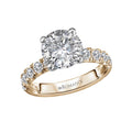 Bandora 14K Yellow Gold Semi-Mount Lab Grown Diamond Engagement Ring