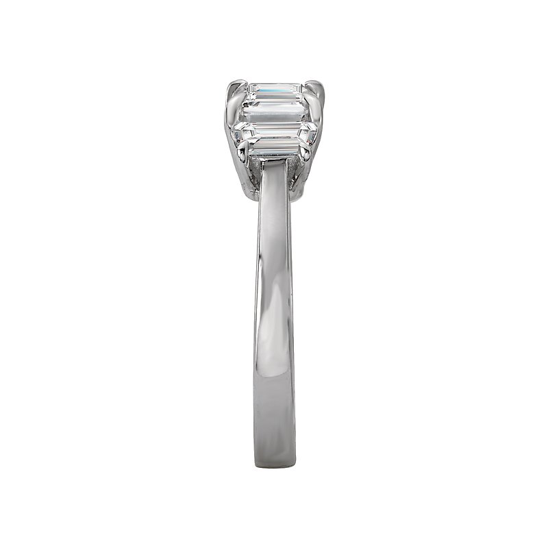 Orbelle 3 Stone Lab Grown Diamond Ring in 14K White Gold