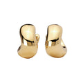 Luxora 14kt Yellow Gold Curved Huggie Earrings